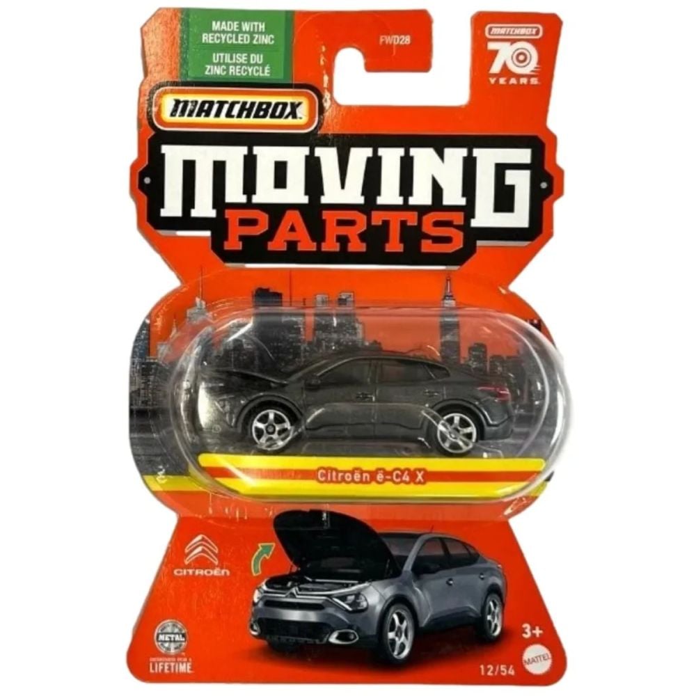 Masinuta Matchbox, Moving Parts, Citroen e-C4 X, 1:64, HLF97 | Noriel