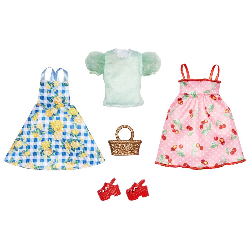 Set de haine si accesorii pentru papusi, Barbie, HJT33