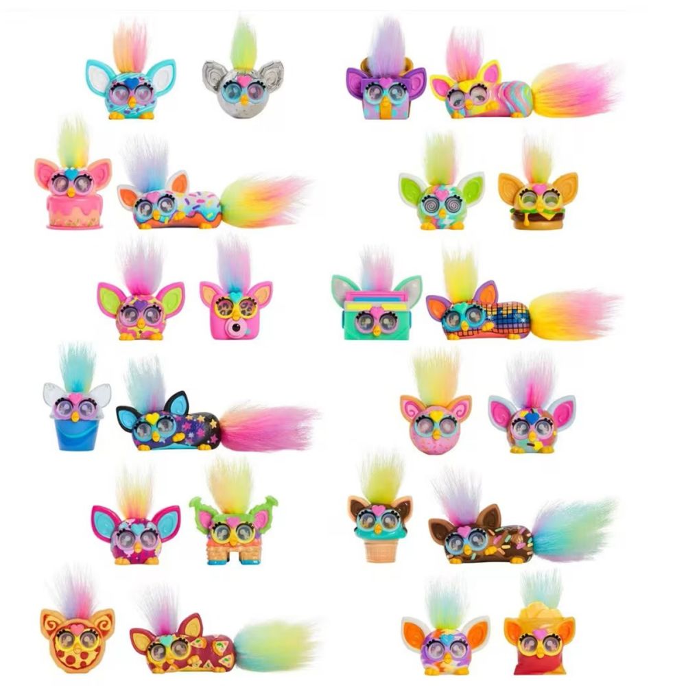 Set 2 mini figurine surpriza, Furby, G0457