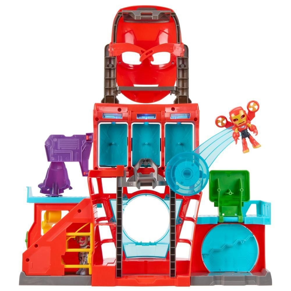 Set de joaca, Marvel, Iron Man And His Awesome Friends, Iron Quarters, G1259