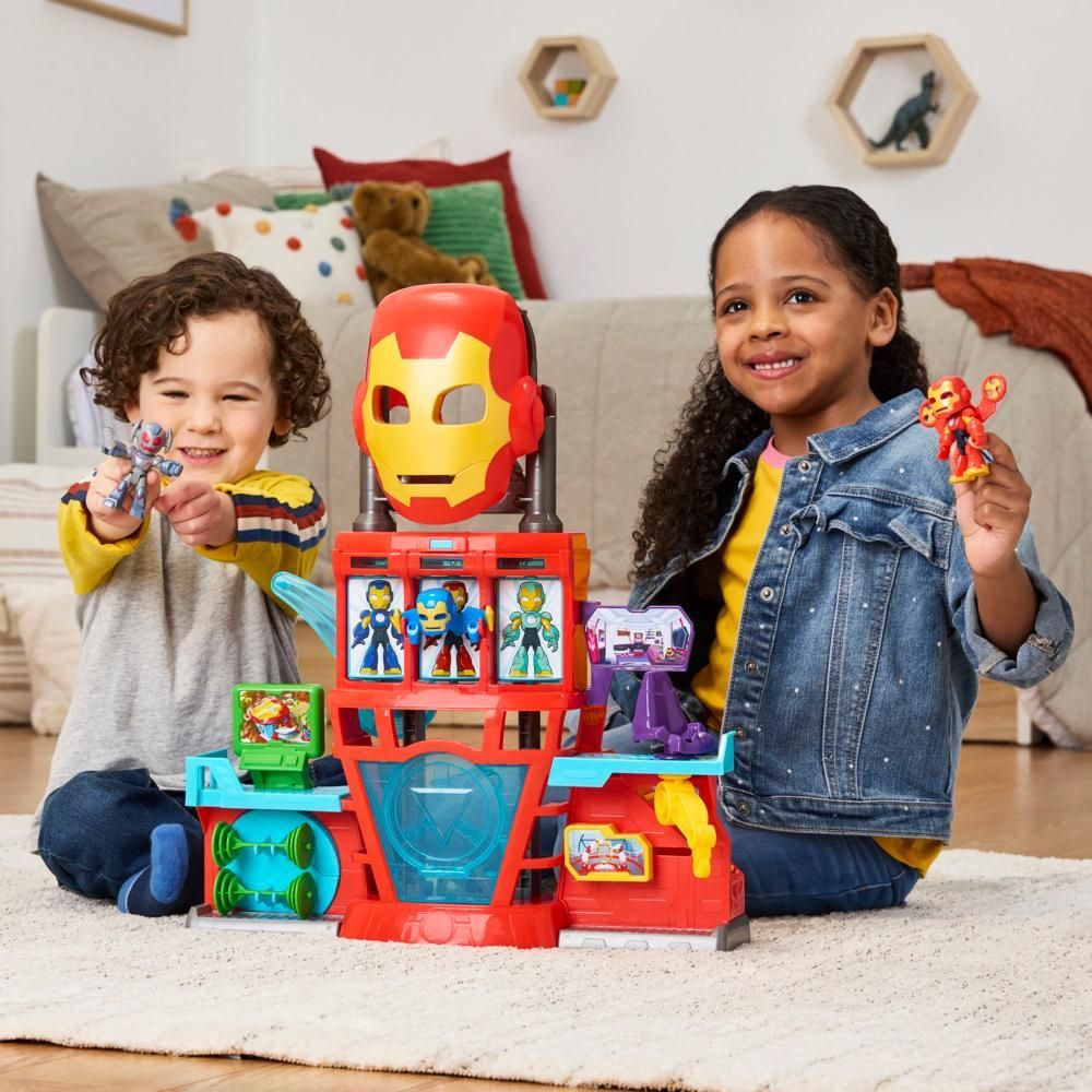 Set de joaca, Marvel, Iron Man And His Awesome Friends, Iron Quarters, G1259