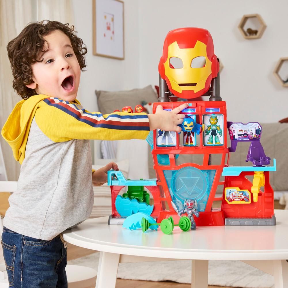 Set de joaca, Marvel, Iron Man And His Awesome Friends, Iron Quarters, G1259