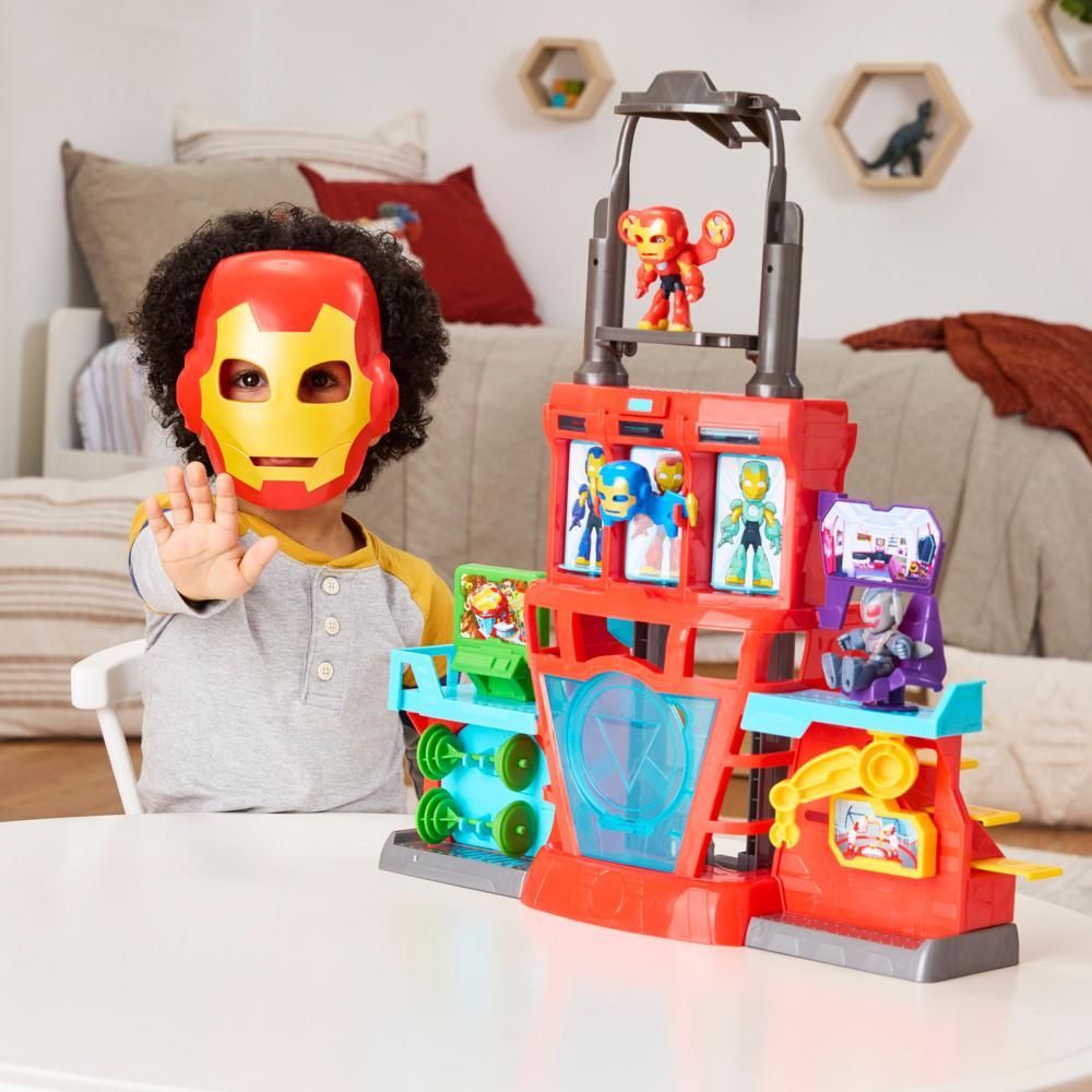 Set de joaca, Marvel, Iron Man And His Awesome Friends, Iron Quarters, G1259