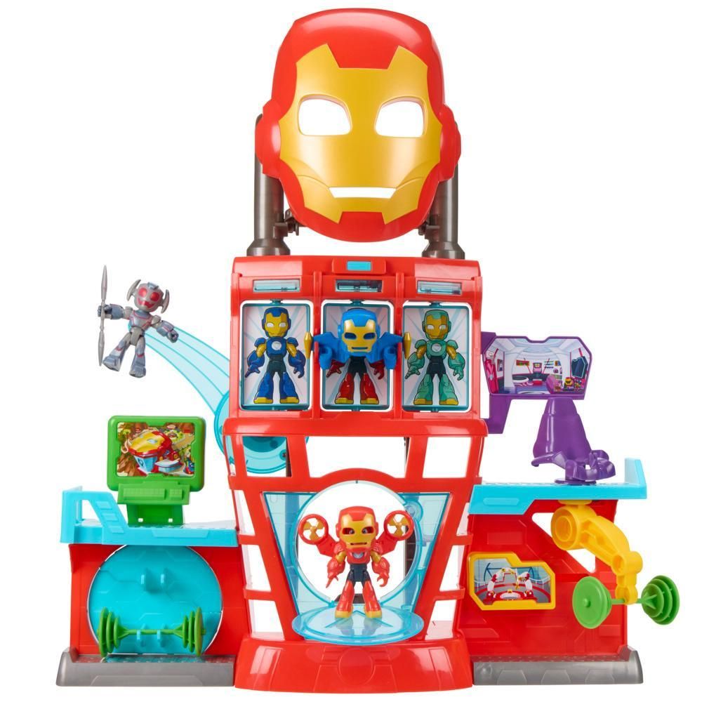 Set de joaca, Marvel, Iron Man And His Awesome Friends, Iron Quarters, G1259