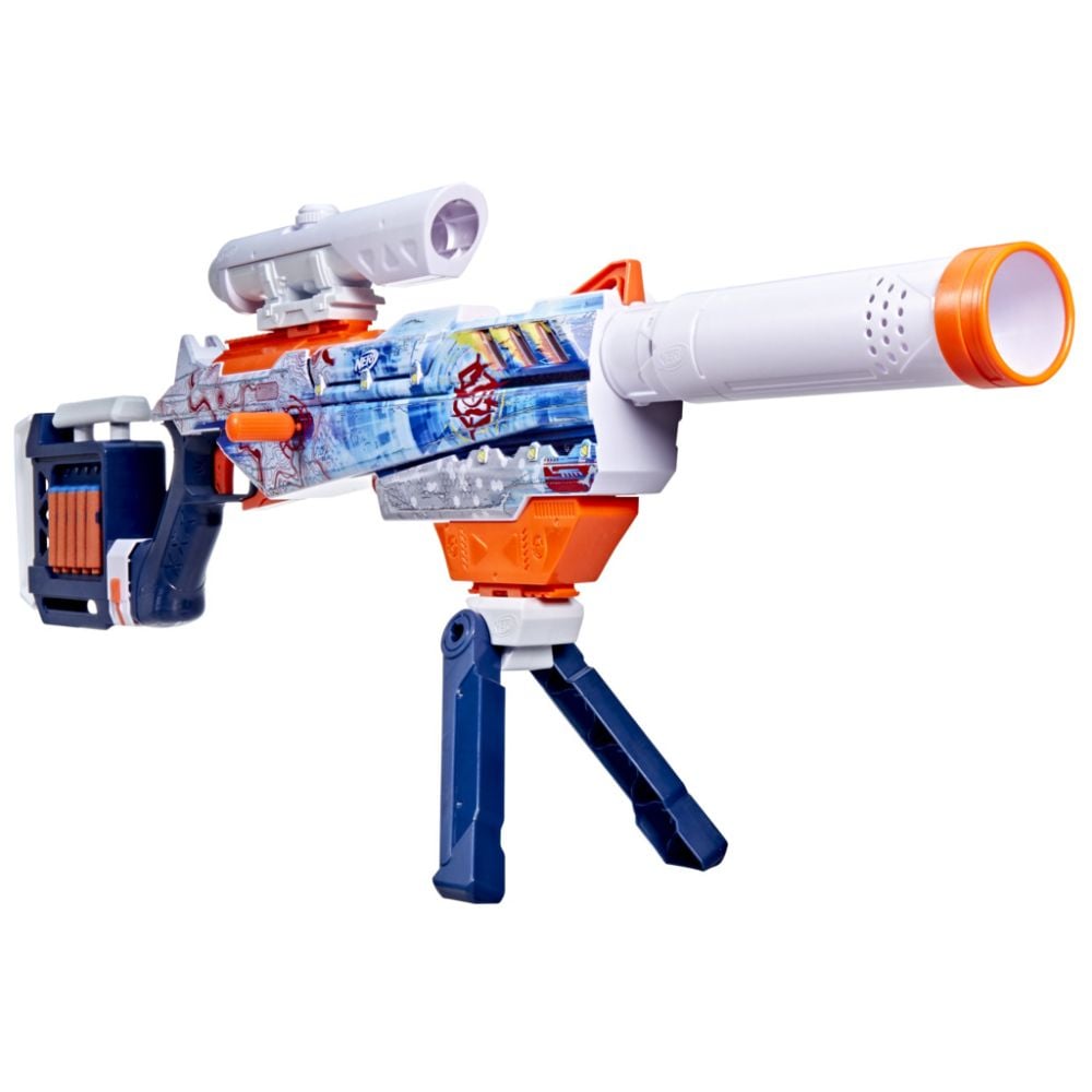 Blaster cu 24 sageti din spuma, Nerf Loadout, Artctic Zerostricker, G1763