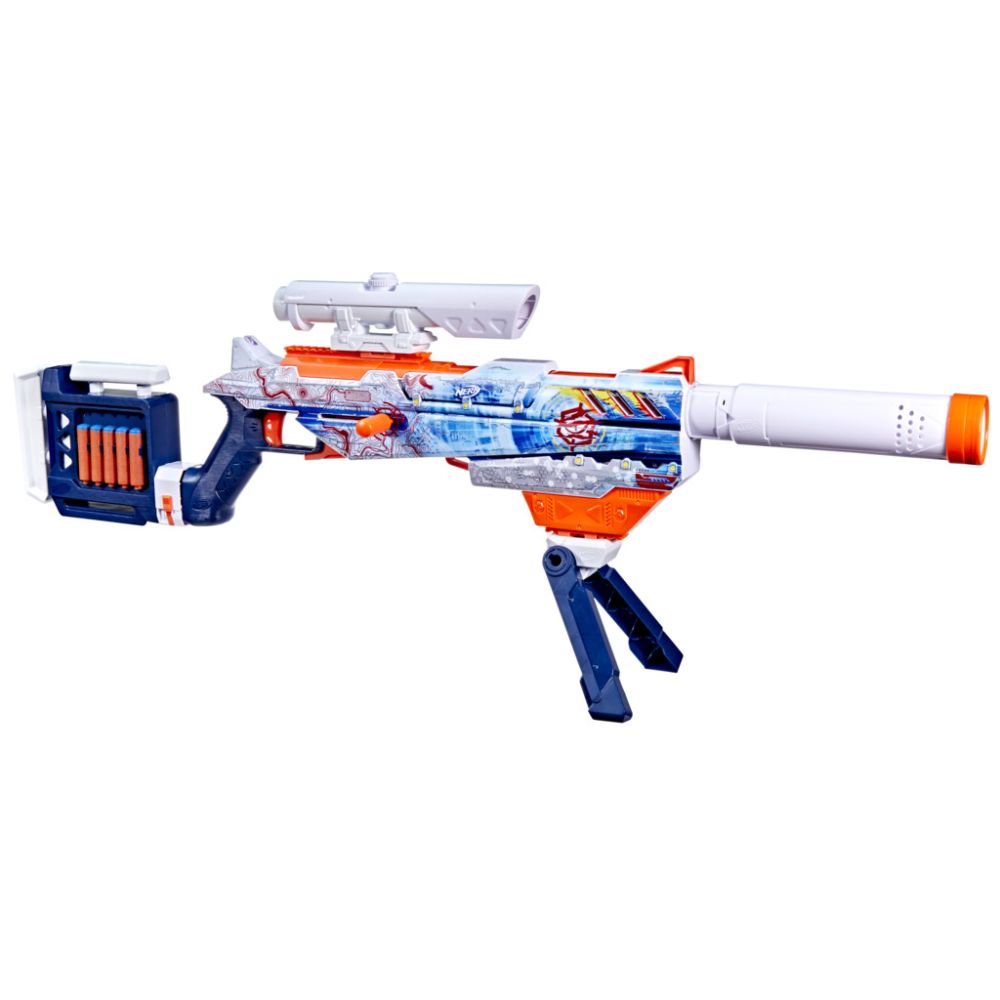 Blaster cu 24 sageti din spuma, Nerf Loadout, Artctic Zerostricker, G1763