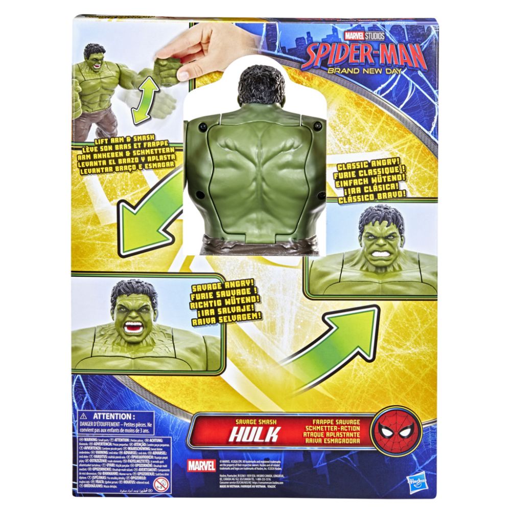 Figurina Marvel Spider-Man, Savage Smash, Hulk, G2446