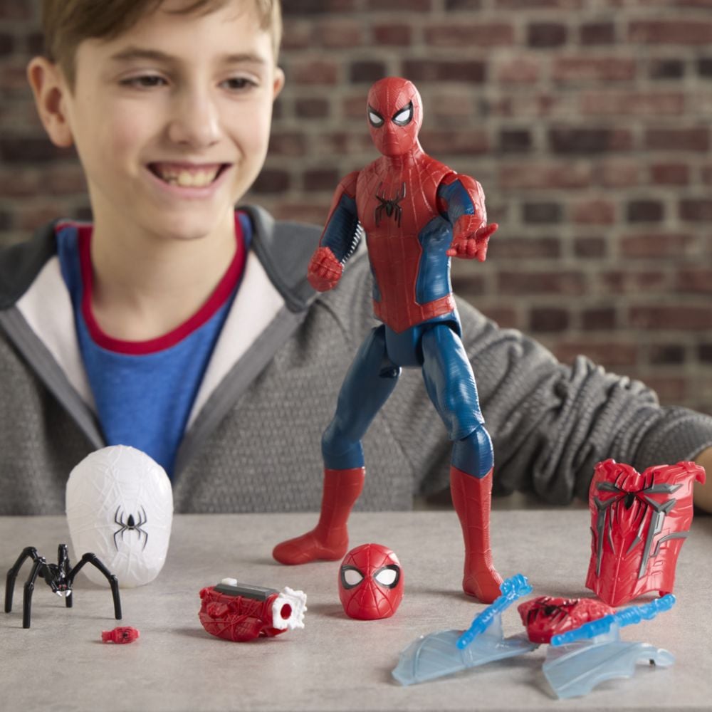Set figurina cu accesorii, Marvel Spider-Man, Brand New Day, Titan Series, G2450