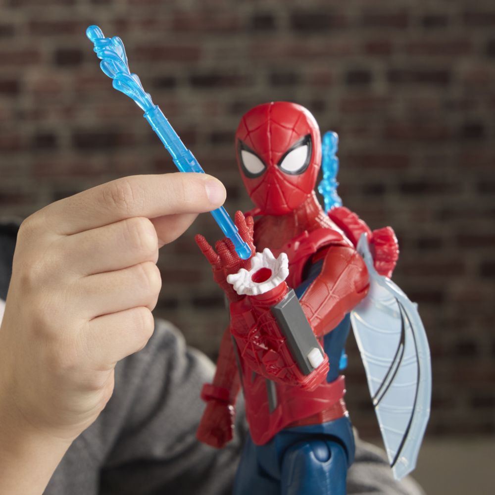 Set figurina cu accesorii, Marvel Spider-Man, Brand New Day, Titan Series, G2450