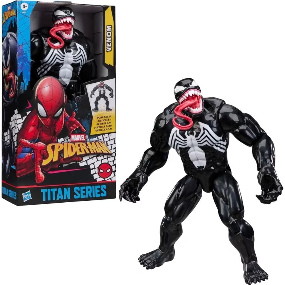 Figurina articulata, Marvel, Spider-Man Titan Series, Venom, G2717