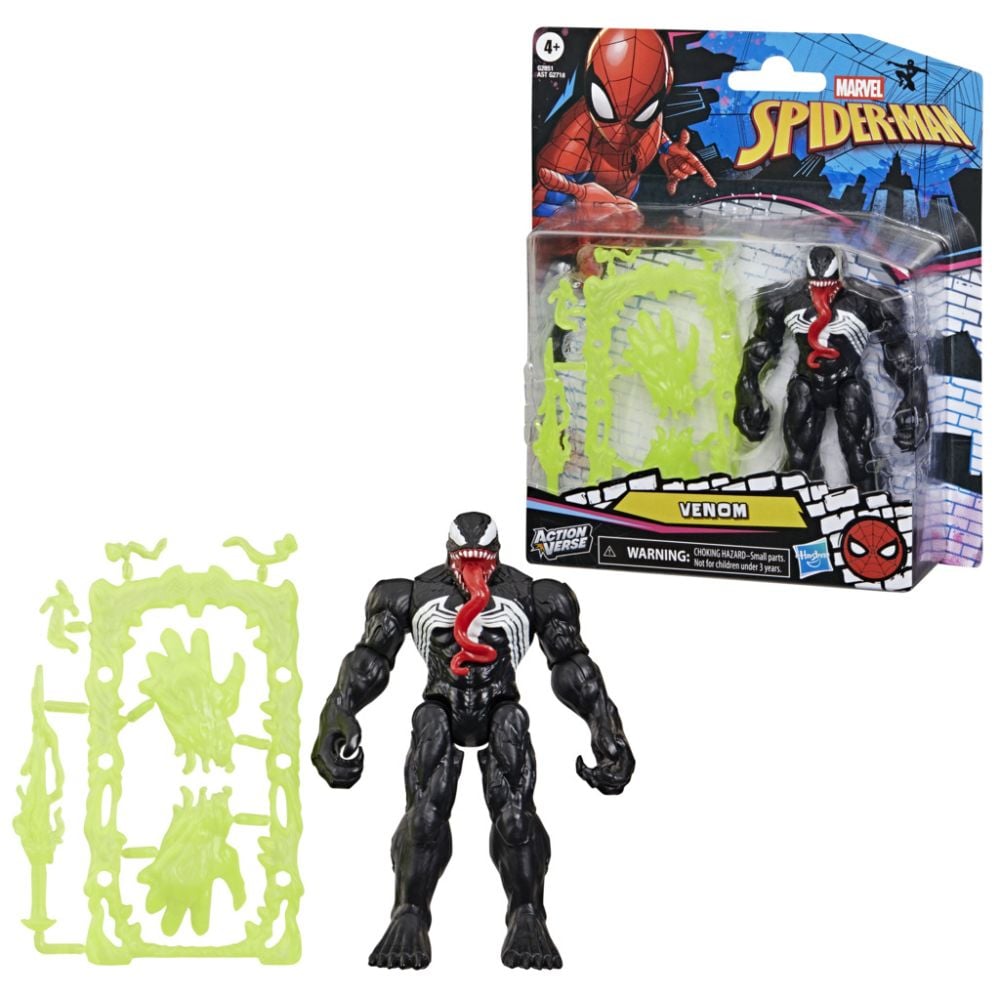 Figurina cu accesorii, Marvel Spider-Man, ActionVerse, Venom, G2851