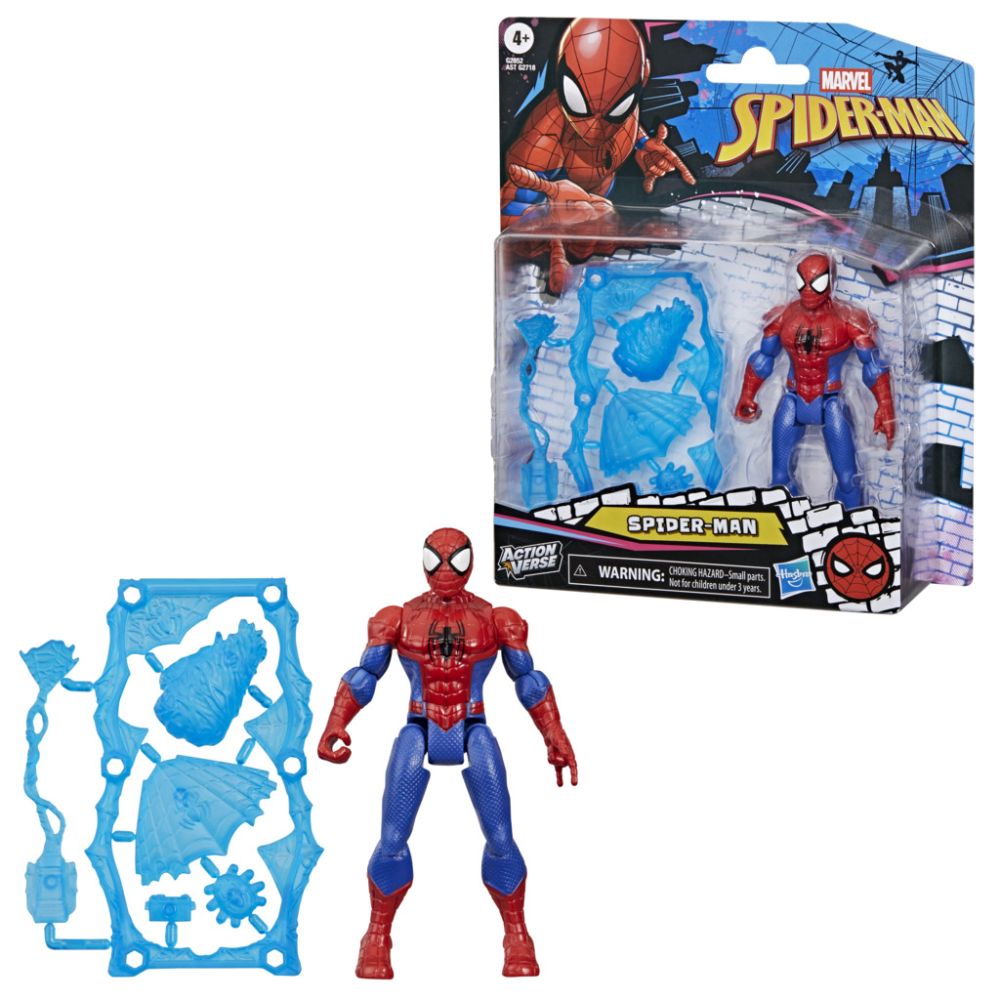 Figurina cu accesorii, Marvel Spider-Man, ActionVerse, G2852
