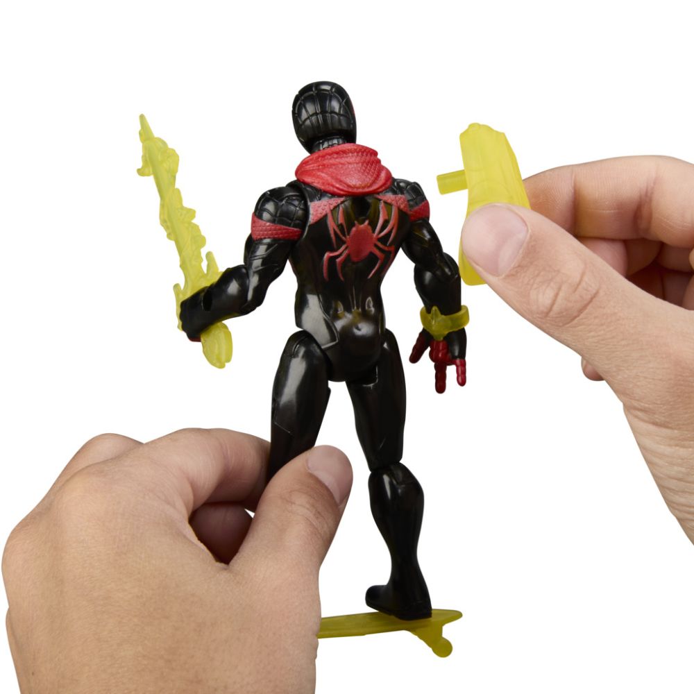 Figurina cu accesorii, Marvel Spider-Man, ActionVerse, Miles Morales, G2853