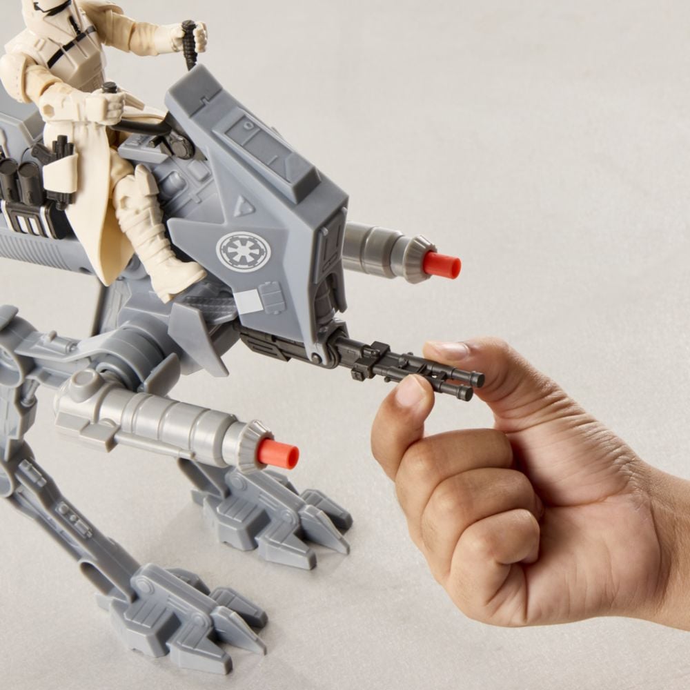Figurina cu vehicul, Star Wars, ActionVerse AT-RT si Imperial Driver, G2840