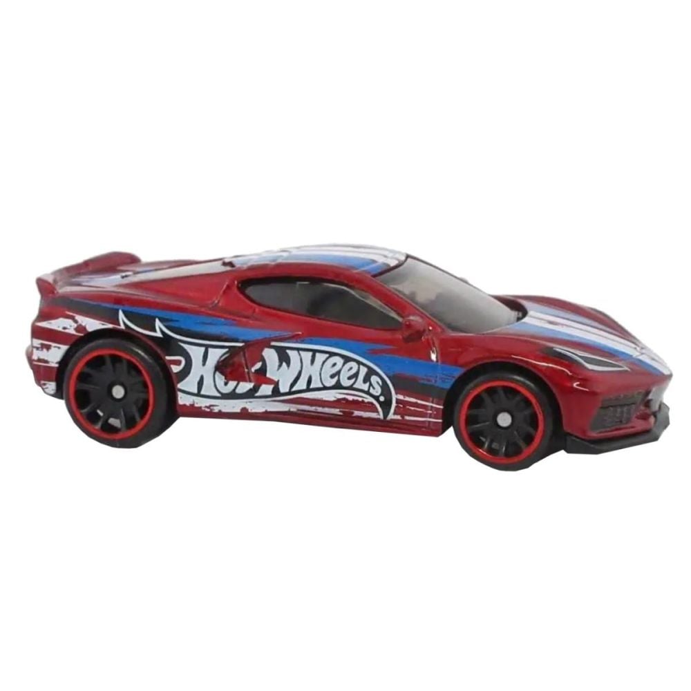 Masinuta metalica, Hot Wheels, Stars Stripes, 2020 Corvette, HRW66