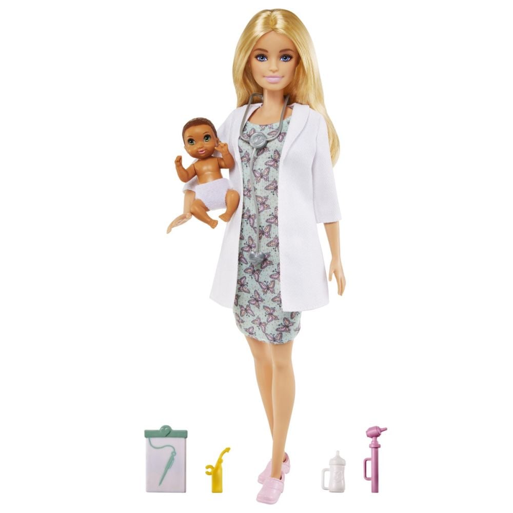 Papusa cu accesorii, Barbie, Doctor GVK03