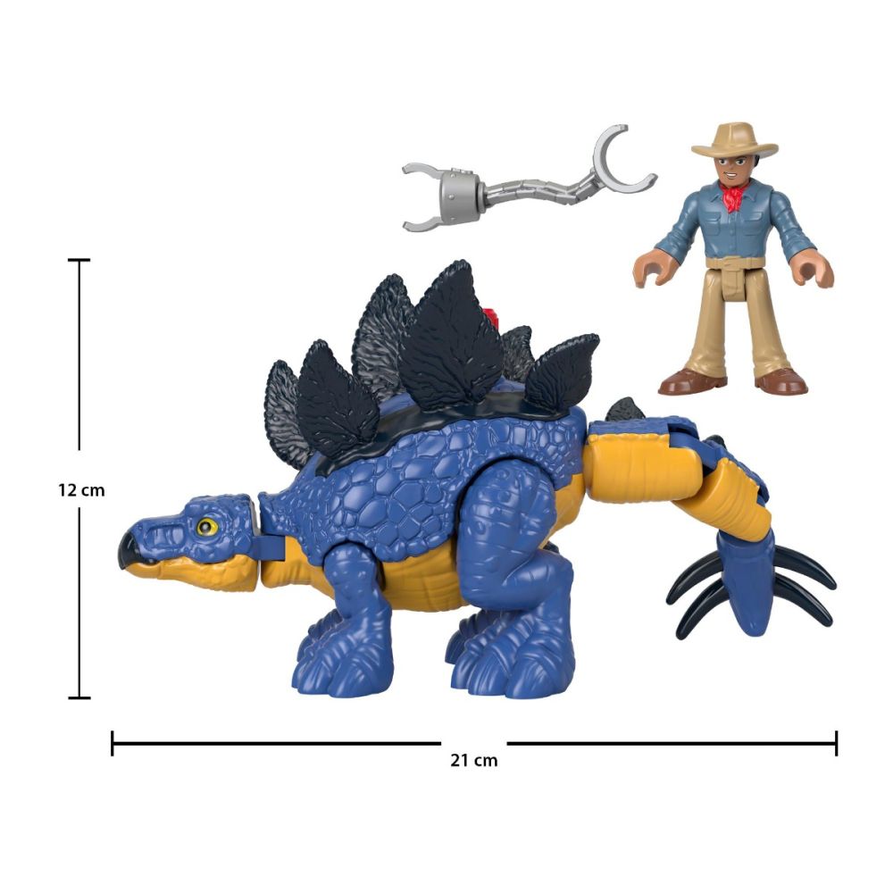  Set dinozaur cu figurina, Imaginext Jurassic World, Stegosaurus, GVV64