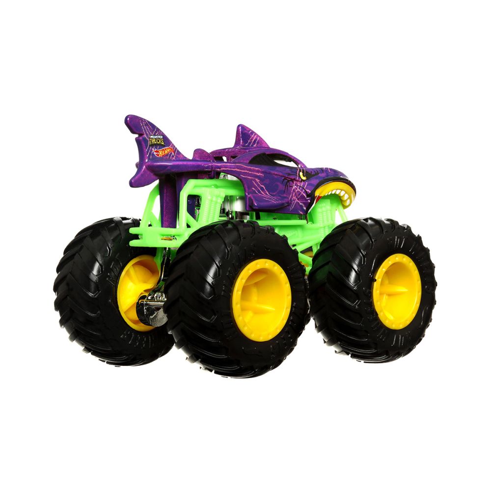 Hot wheels monster trucks shop test subject