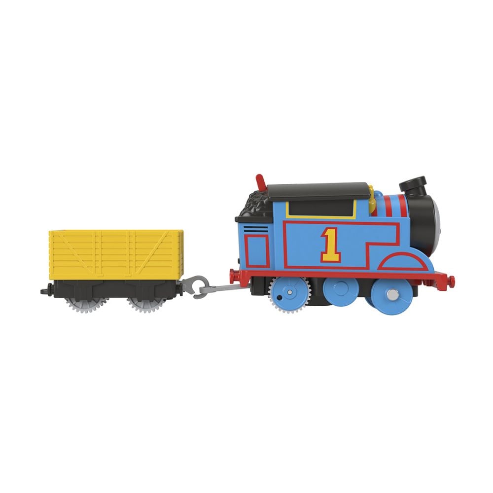 Set de joaca, Locomotiva motorizata cu vagon pe sine, Thomas and Friends, Cargo Drop, HGY79