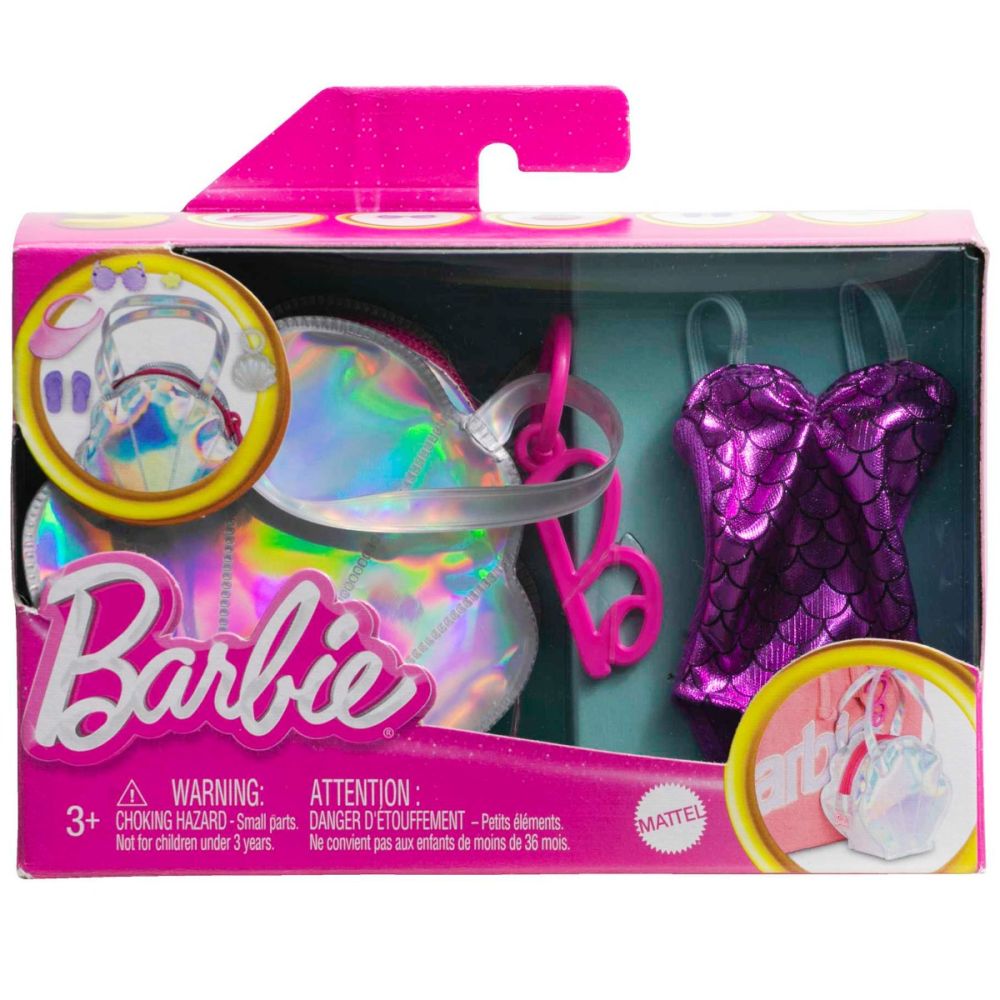 Set gentuta si costum de baie pentru Papusa, Barbie, HJT43