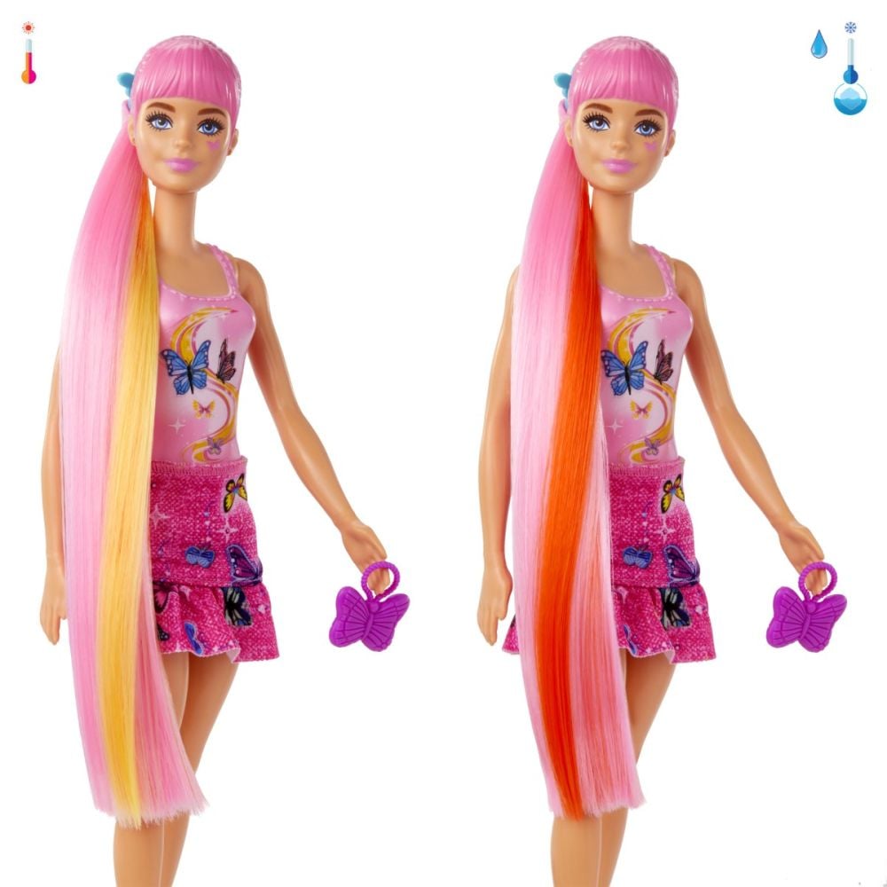 Papusa surpriza Barbie, Color Reveal Denim, 6 surprize, HJX55