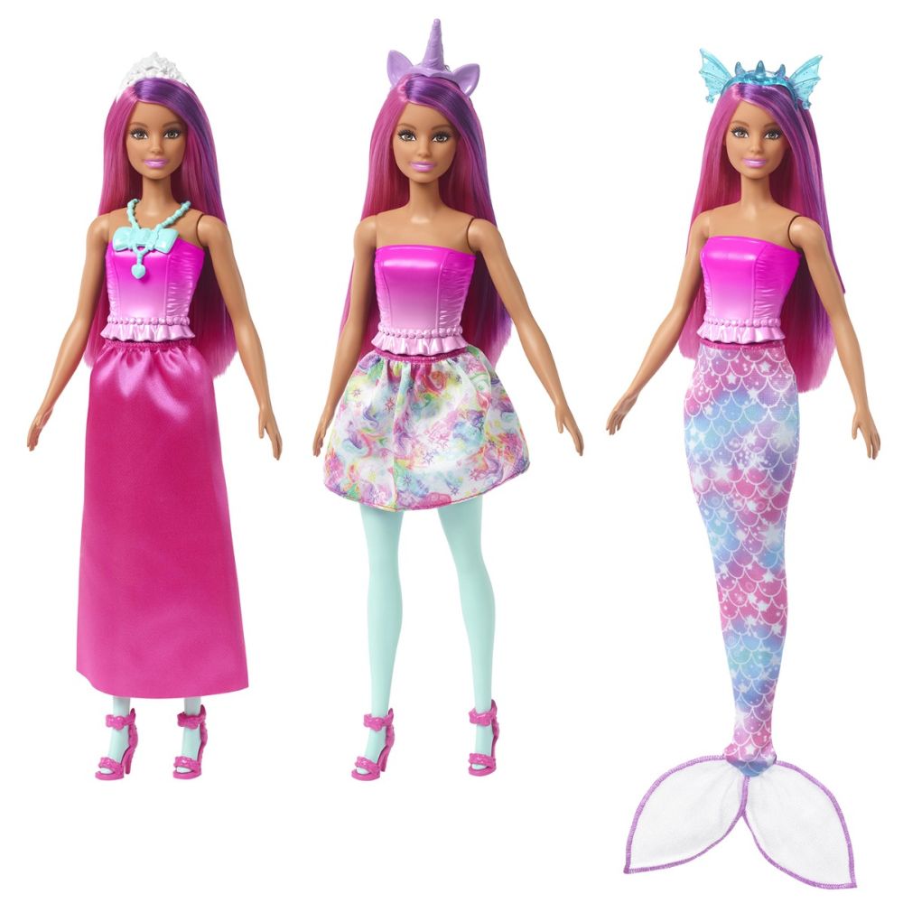 Papusa Sirena, Barbie, Dreamtopia, HLC28