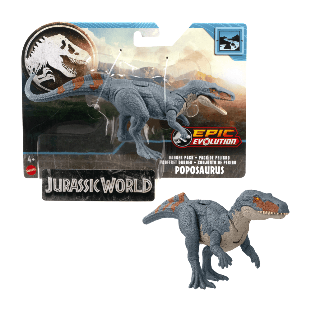 Figurina dinozaur articulata, Jurassic World, Poposaurus, HTK49