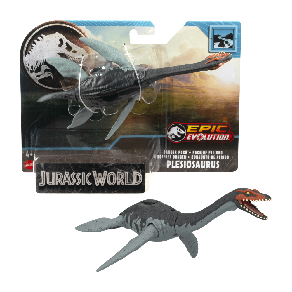 Figurina dinozaur articulata, Jurassic World, Plesiosaurus, HTK48