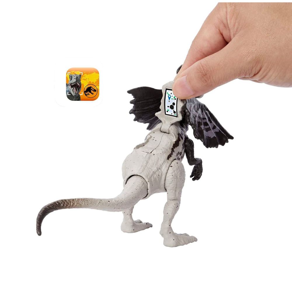 Figurina articulata, Dinozaur, Jurassic World, Dilophosaurus, HLN70