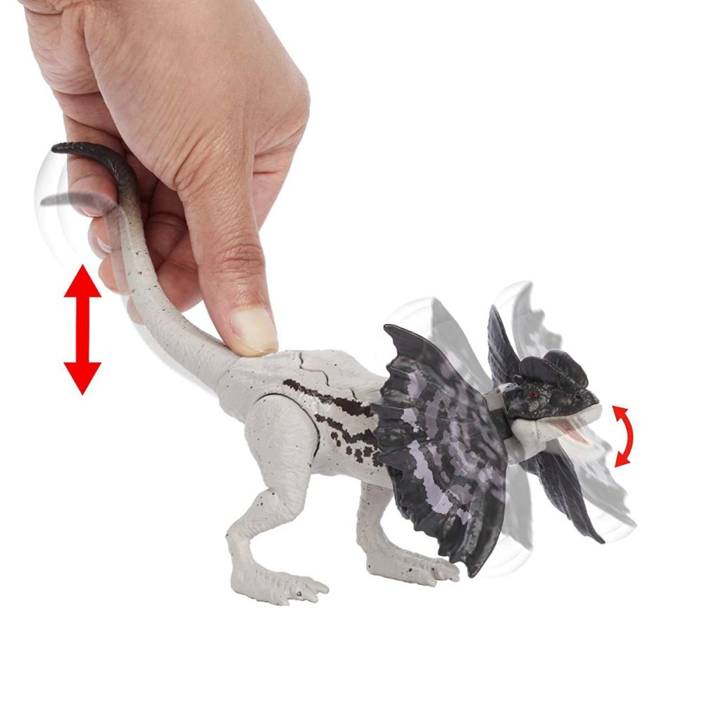 Figurina articulata, Dinozaur, Jurassic World, Dilophosaurus, HLN70