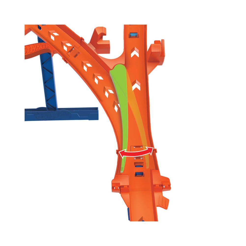 Set de joaca, masinuta cu 2 circuite, Hot Wheels, Vertical-8 Jump, HMB15