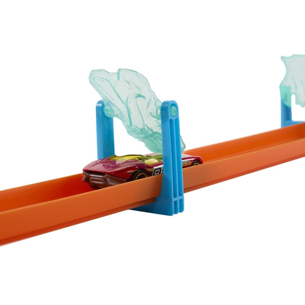 Set de joaca, Hot Wheels, Box Track Builder, Pista de gheata, HNJ66