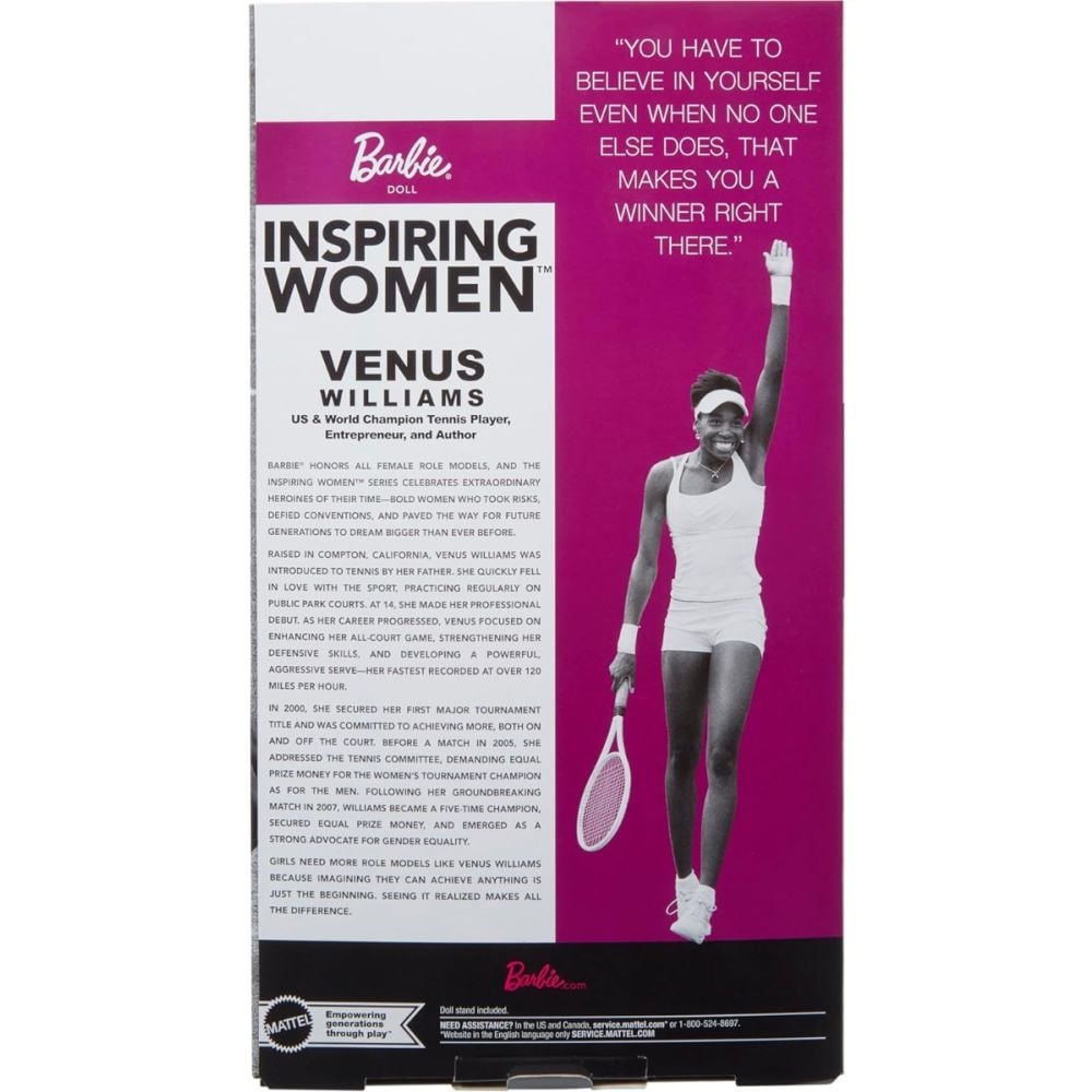 Papusa Barbie Signature, Venus Williams, HRM49