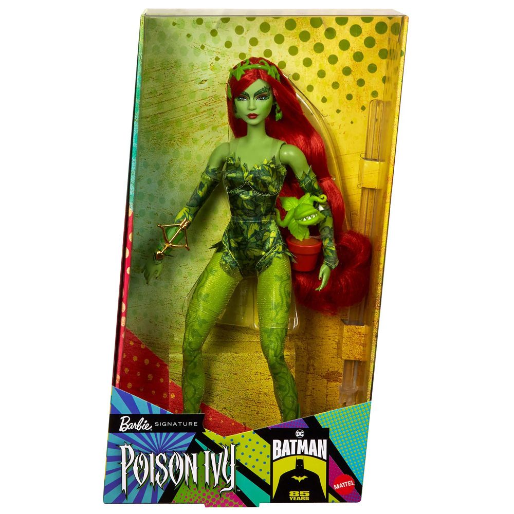 Papusa Barbie Signature, Batman 85Th Anniversary, Poison Ivy, HRM51