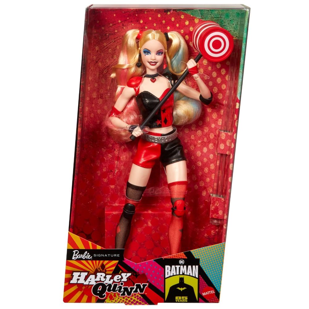 Papusa Barbie Signature, Batman 85Th Anniversary, Harley Quinn, HRM84