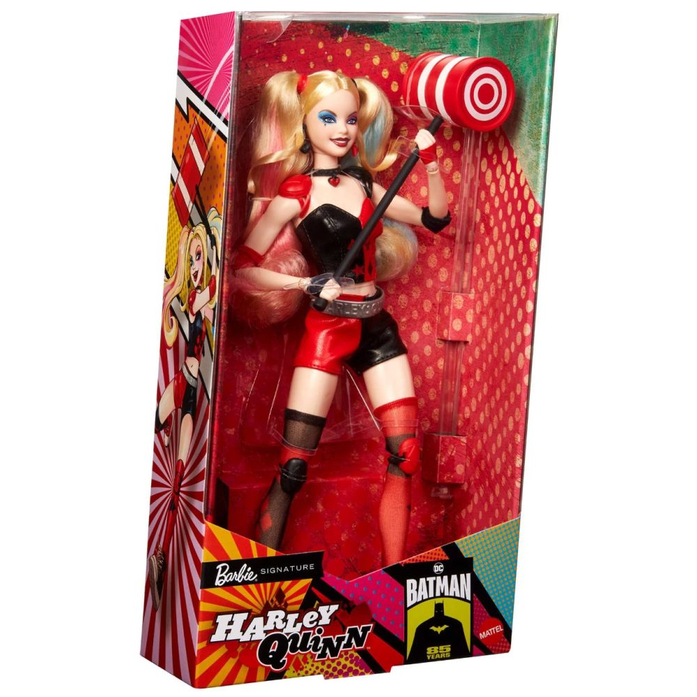 Papusa Barbie Signature, Batman 85Th Anniversary, Harley Quinn, HRM84