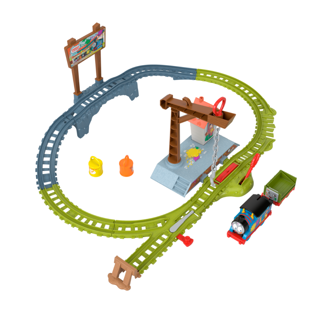 Locomotiva cu  vagon si circuit, Thomas and Friends, HTN34