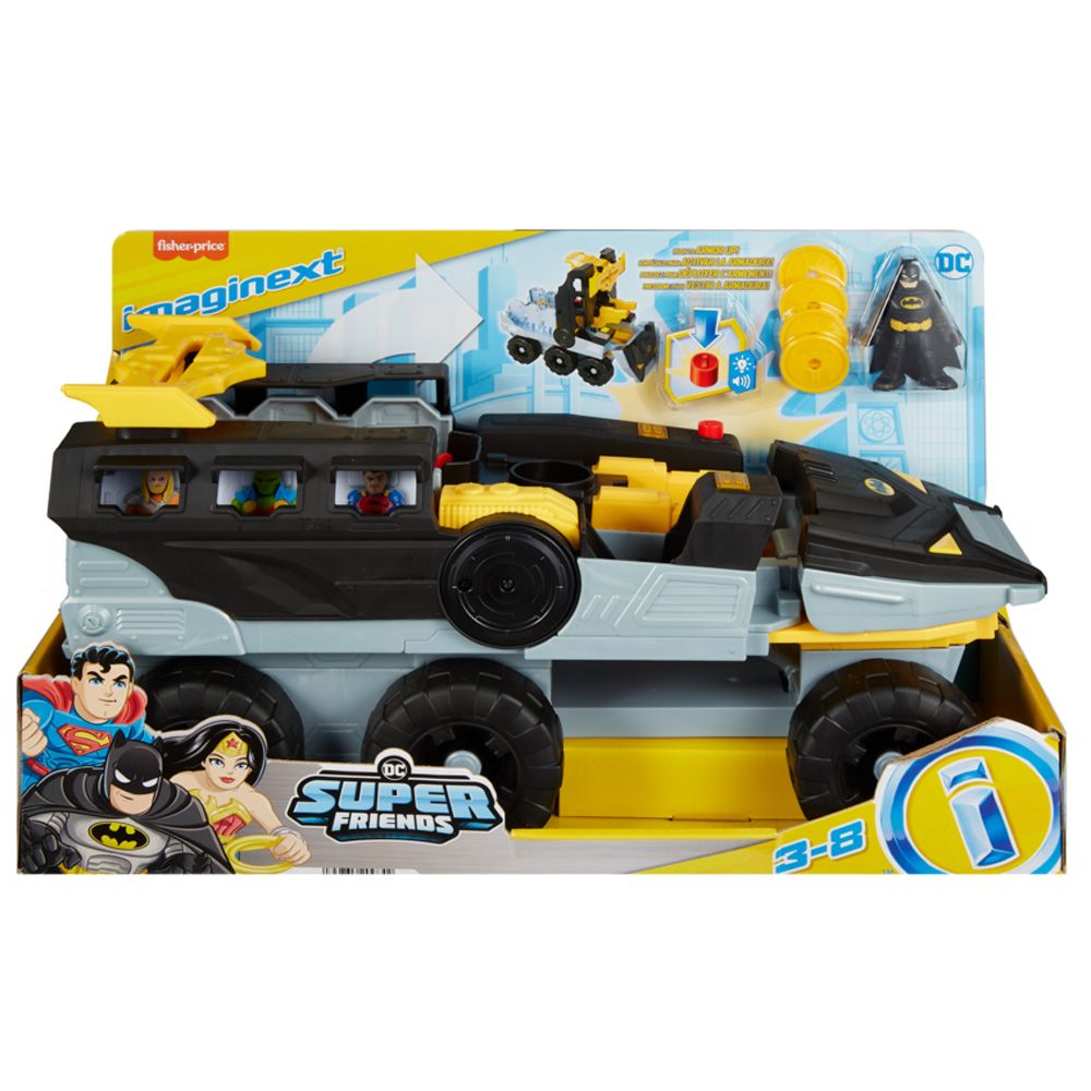 Tanc transformabil cu figurina, Imaginext, Dc Super Friends, Bat