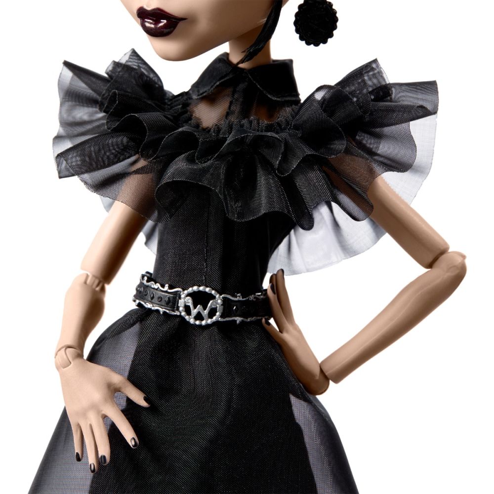 Papusa Monster High, Wednesday Raven Dress, 33 cm, HXJ03