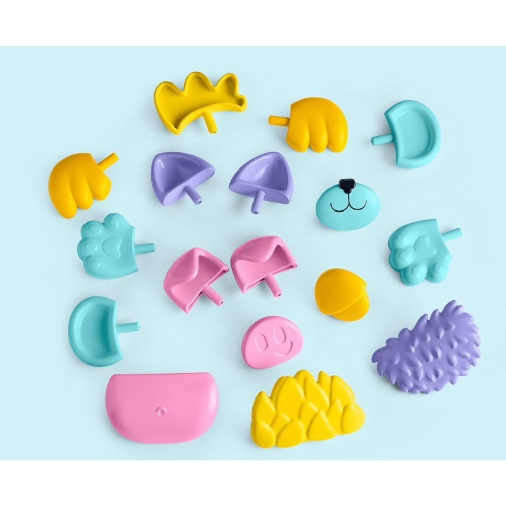 Ursulet cu forme, Fisher Price, Mix and Match Pet, 17 accesorii HXP18