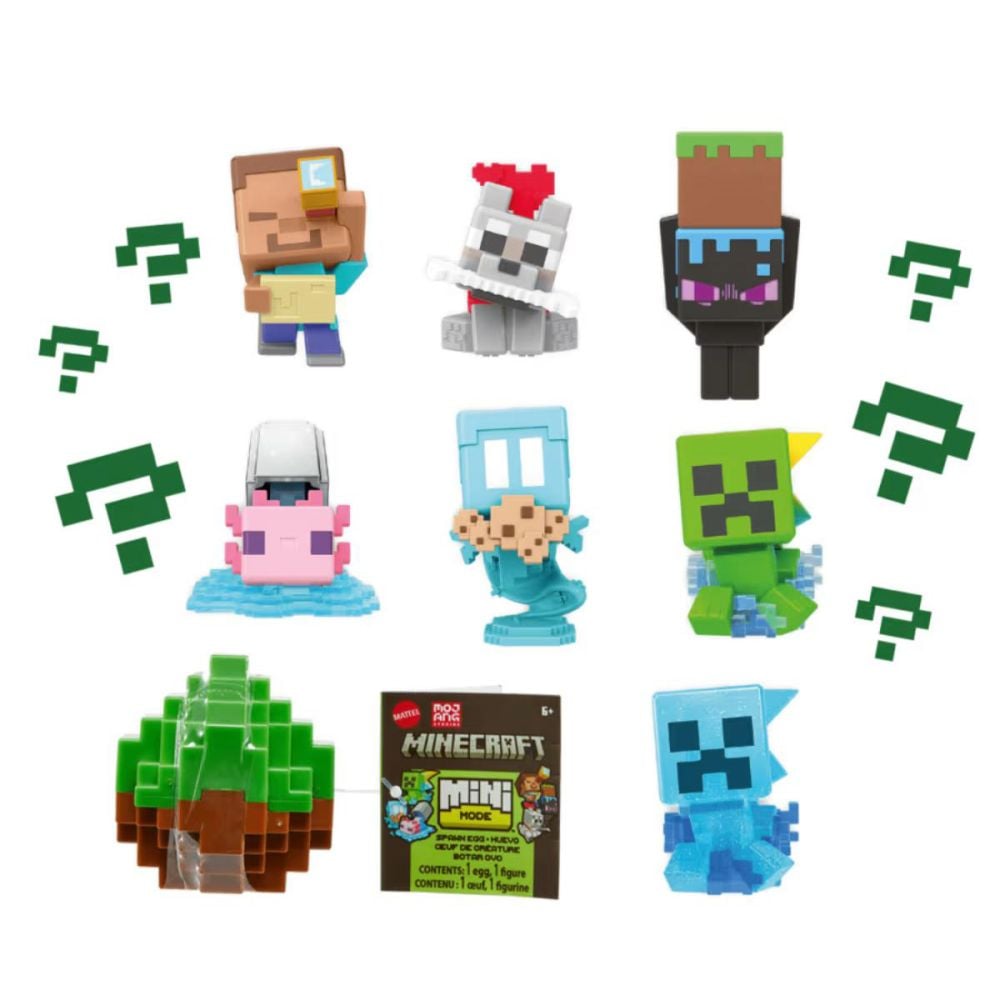 Mini figurina surpriza in ou, Minecraft, Mini Mode, HXT64