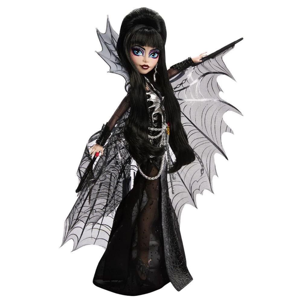 Papusa Monster High Skullector, Mistress of the Dark, Elvira, HYV99