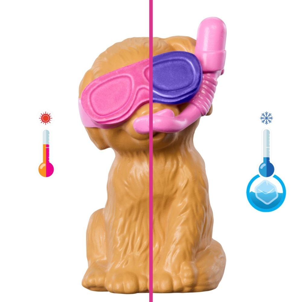 Set de joaca cu papusa, Barbie, Puppy Pool Party, JBF35