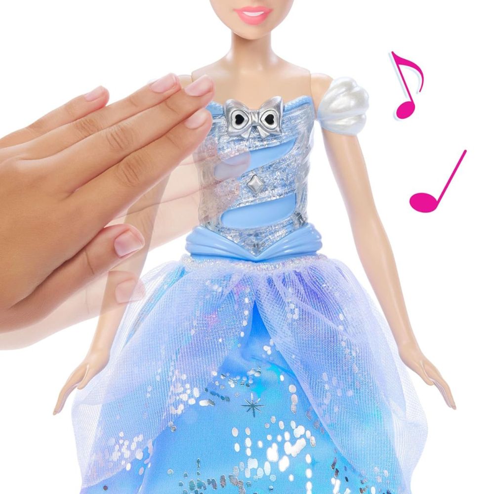 Papusa cu lumini si sunete, Disney Princess, Cenusareasa, JBF94
