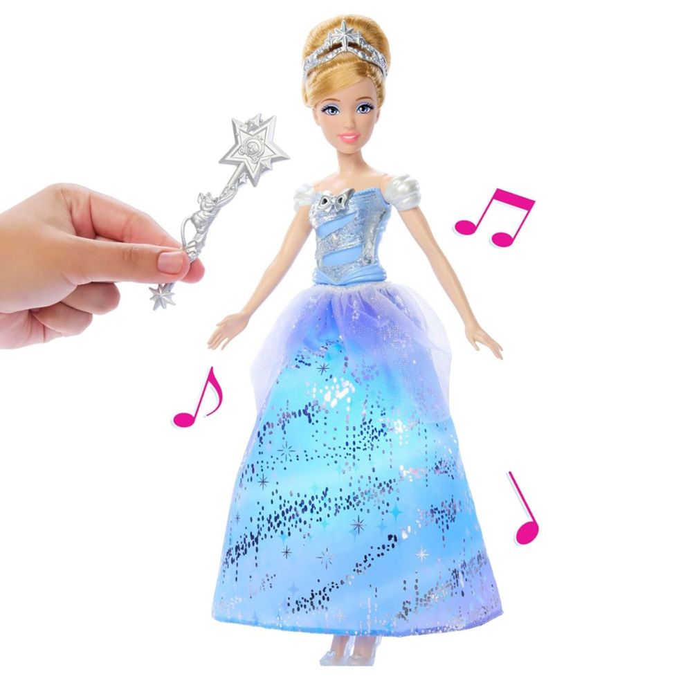 Papusa cu lumini si sunete, Disney Princess, Cenusareasa, JBF94