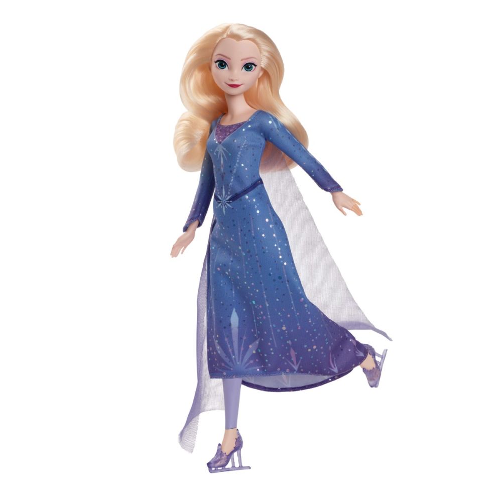 Papusa Disney Frozen, Ice Skating Elsa, JBG53