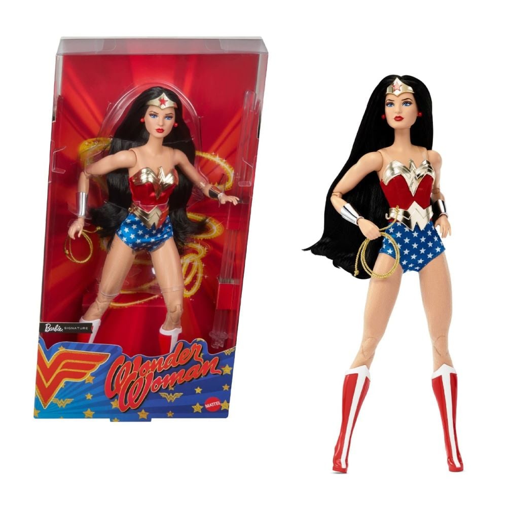 Papusa Barbie Signature, DC Comics Anniversary, Wonder Woman, JBJ36