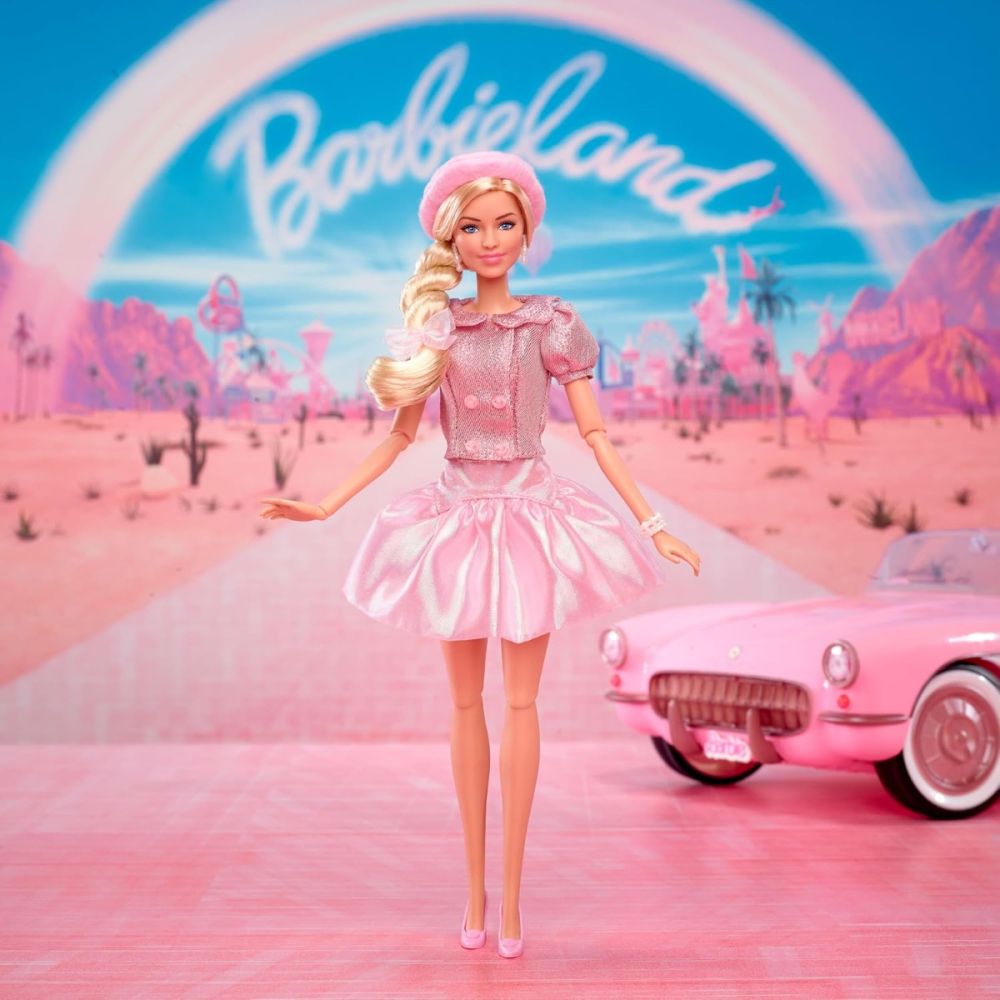 Papusa Barbie, The Movie Pink Beret, Margot Robbie, JBJ53