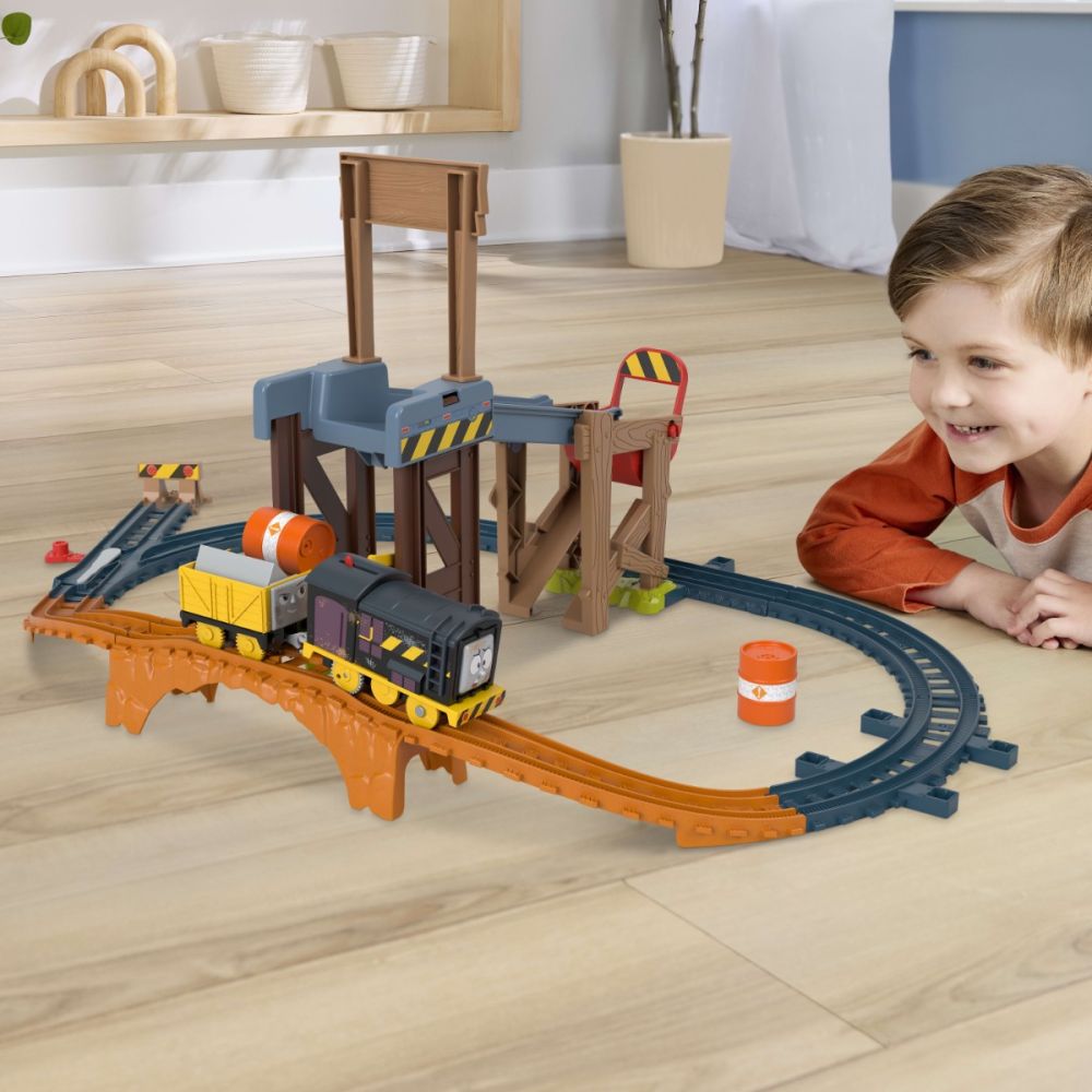 Set de joaca cu trenulet, Thomas and Friends, Diesel Lift and Load
