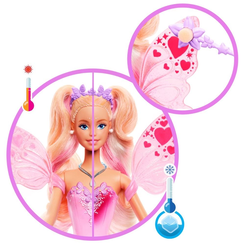 Papusa Barbie, Fantasy Fairy Color-Change, JCP76 | Noriel